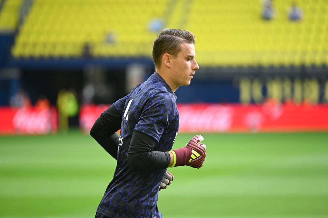 Andriy Lunin, en una foto de archivo. EFE/ Andreu Esteban