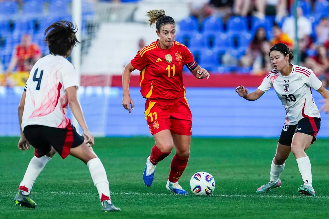 La jugadora de Espa&ntilde;a Alexia Putellas. EFE/ Borja Sanchez-trillo