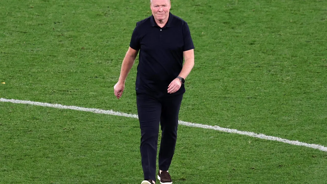 El seleccionador de los Pa&iacute;ses Bajos, Ronald Koeman. EFE/EPA/MOHAMED MESSARA