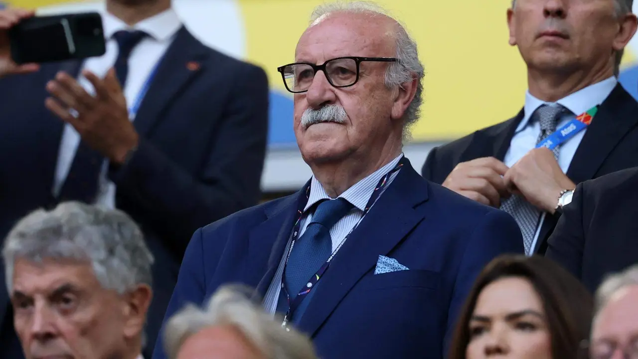 El exseleccionador de Espa&ntilde;a Vicente del Bosque D&uuml;sseldorf, Alemania. EFE/EPA/FRIEDEMANN VOGEL