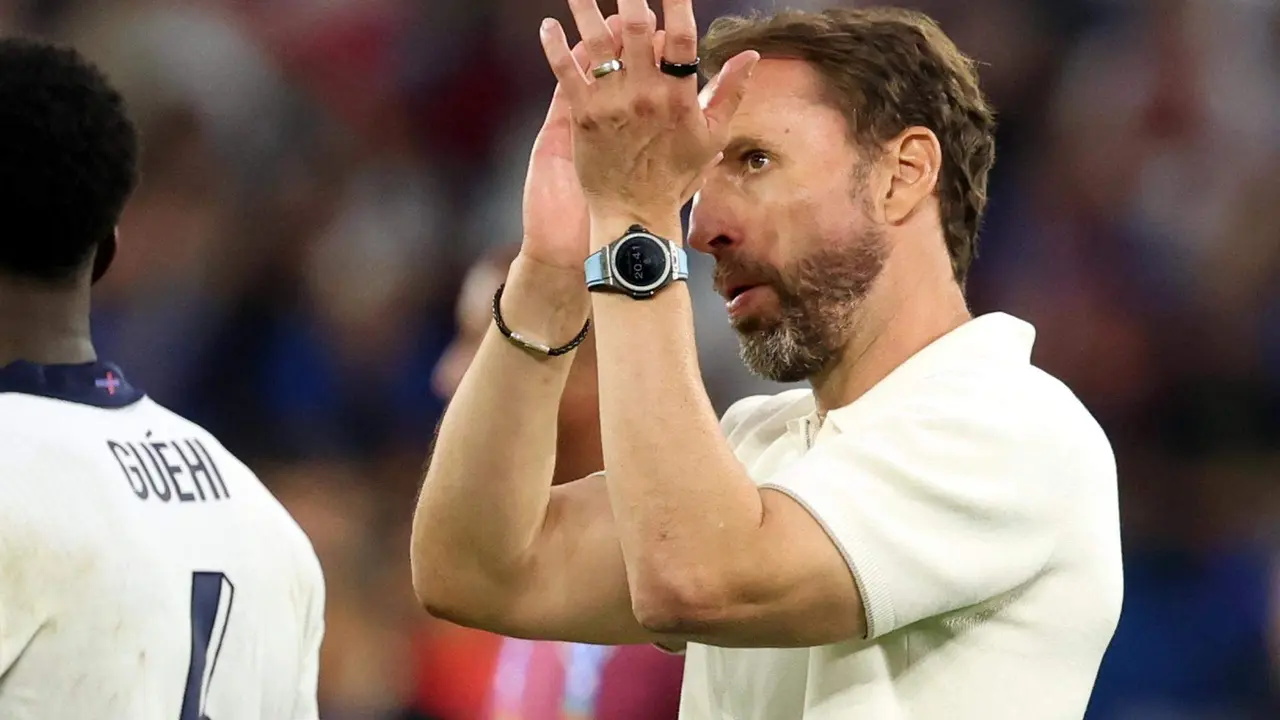 El seleccionador ingl&eacute;s Gareth Southgate. EFE/EPA/FRIEDEMANN VOGEL